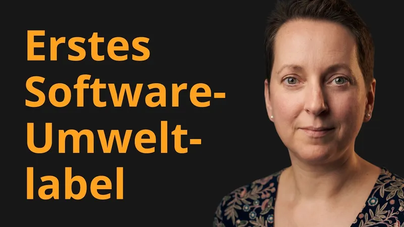 Der Blaue Engel für Software 