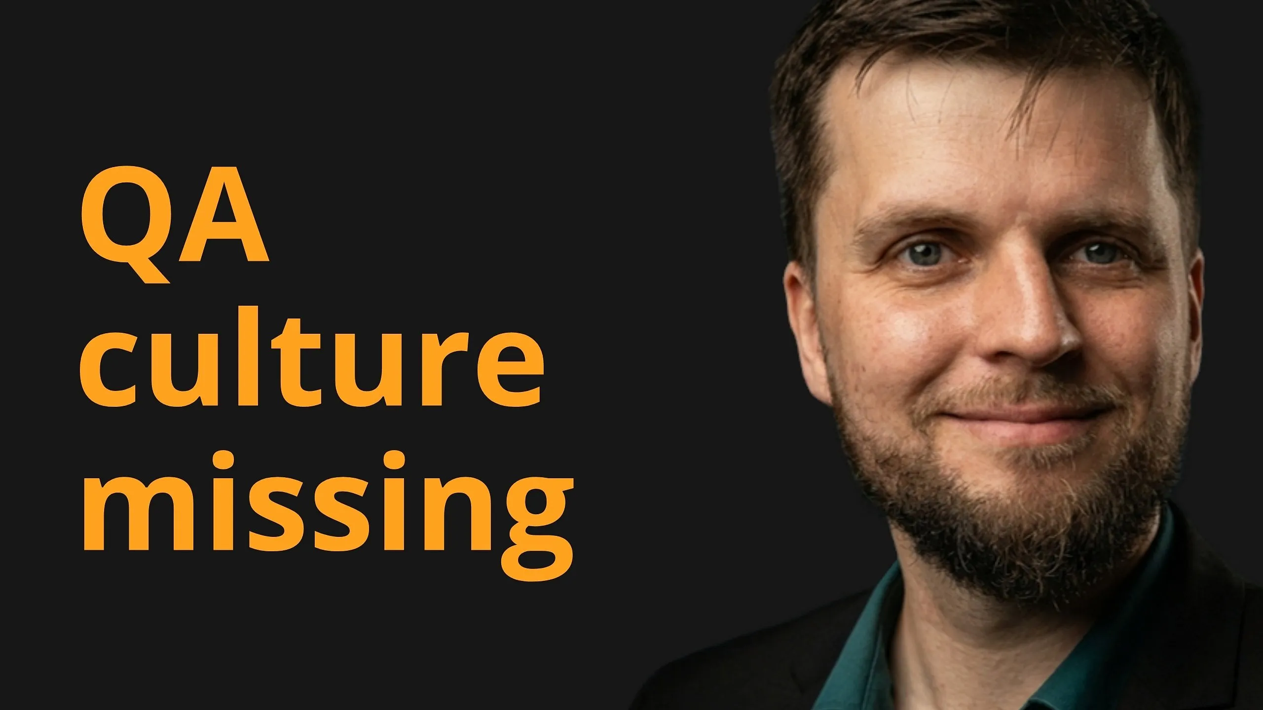 Cover of the expert talk on 'How to Build QA Culture in Your Company' with Filip Leszek Barszcz and Richard Seidl.