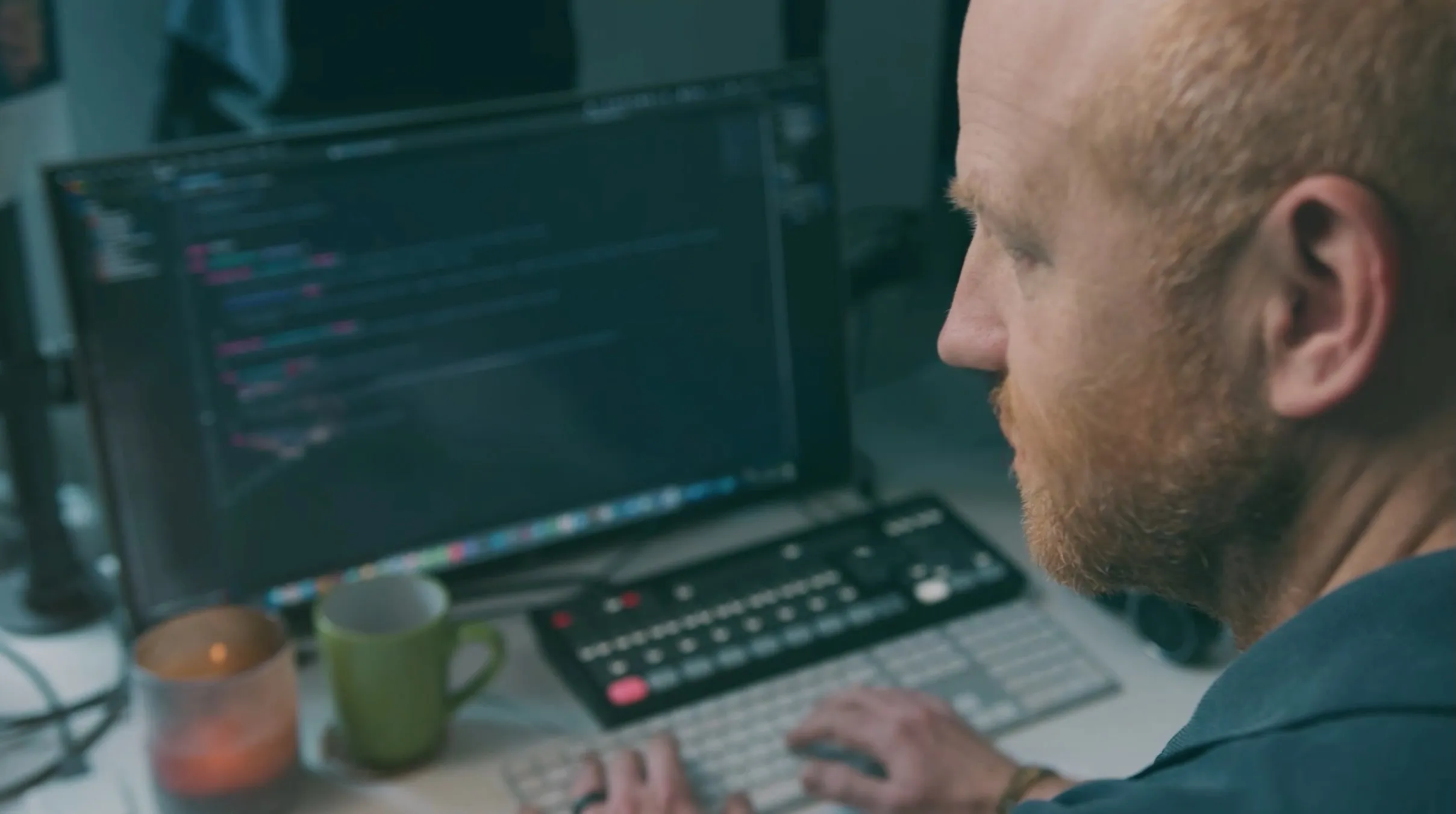 Richard Seidl auf der Bühne, Keynote zu Software Testing Excellence