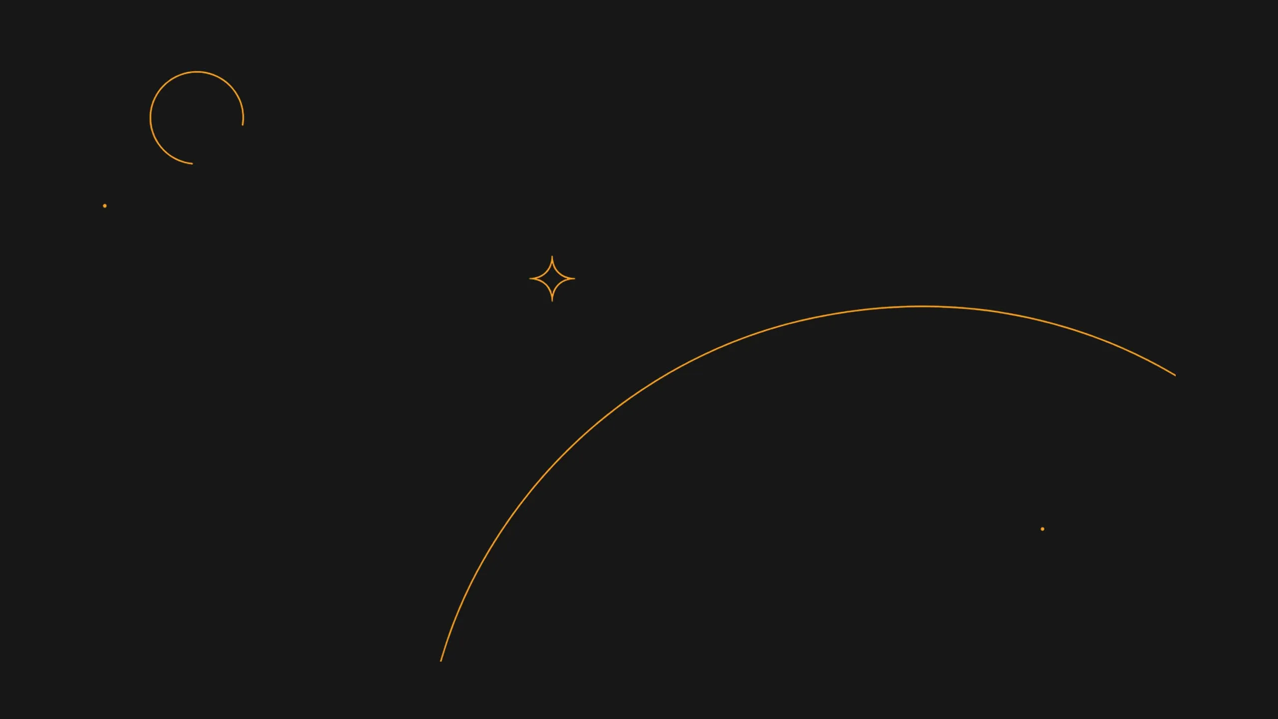 Blueprint drawing of a head in profile, a cloud above it enclosing a rising sun over a horizon line.