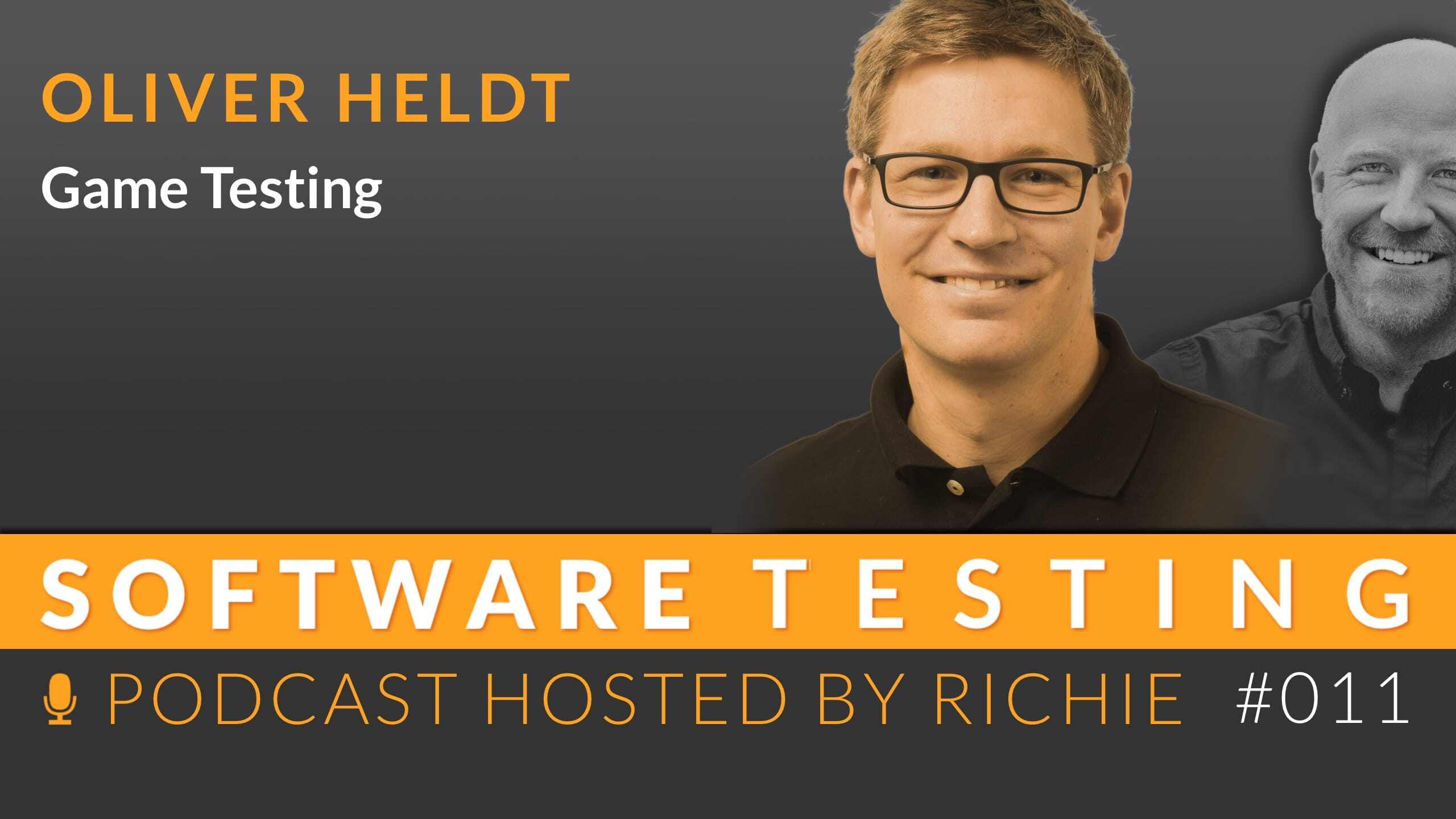 Cover zum Expertengespräch über 'Game Testing' mit Oliver Heldt und Richard Seidl.