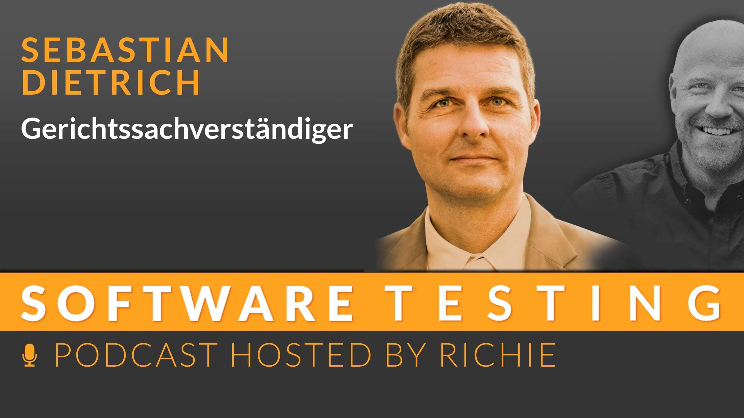 Cover zum Expertengespräch über 'Gerichtssachverständiger' mit Sebastian Dietrich und Richard Seidl.