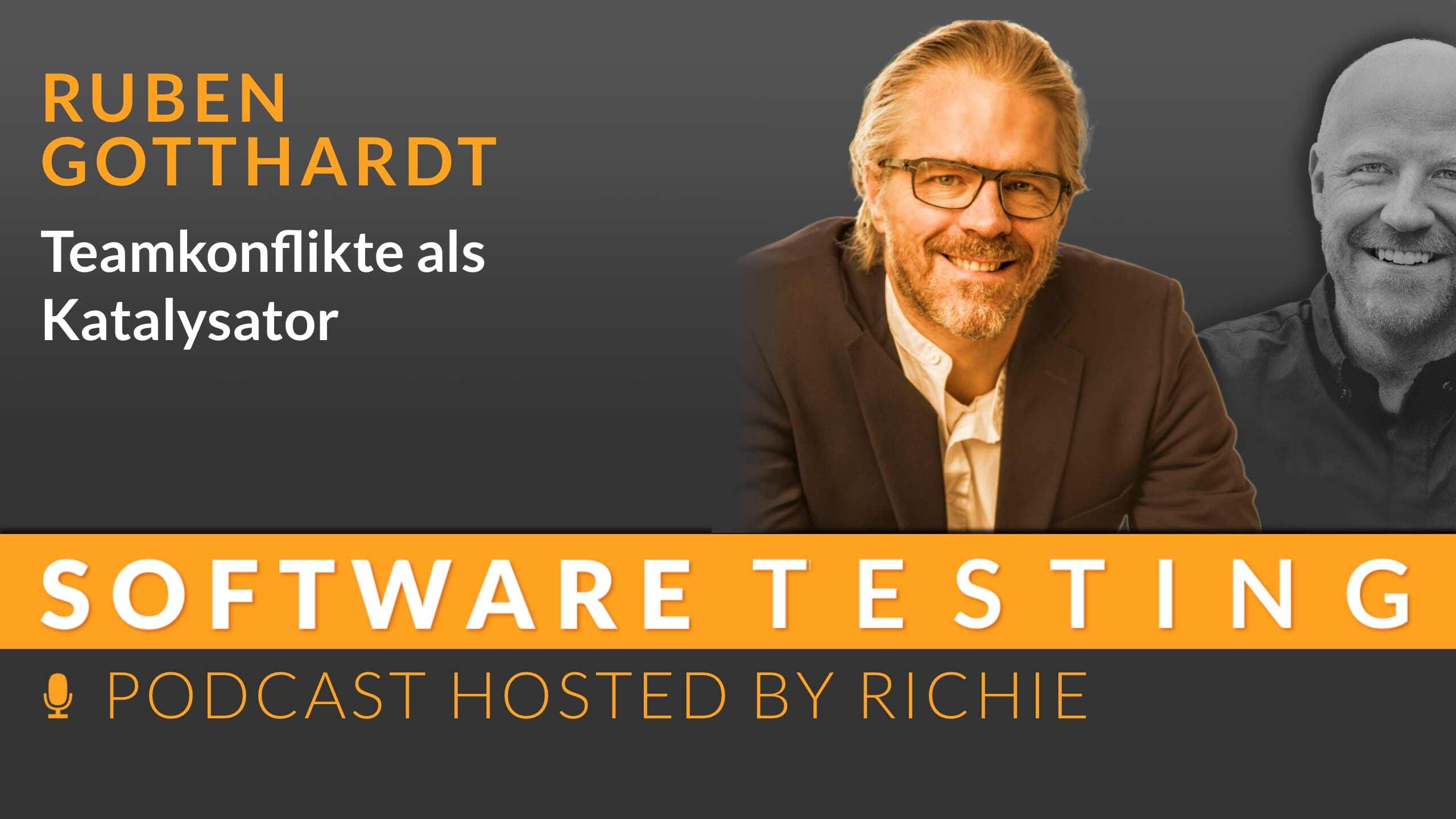 Cover zum Expertengespräch über 'Teamkonflikte als Katalysator' mit Ruben Gotthardt und Richard Seidl.