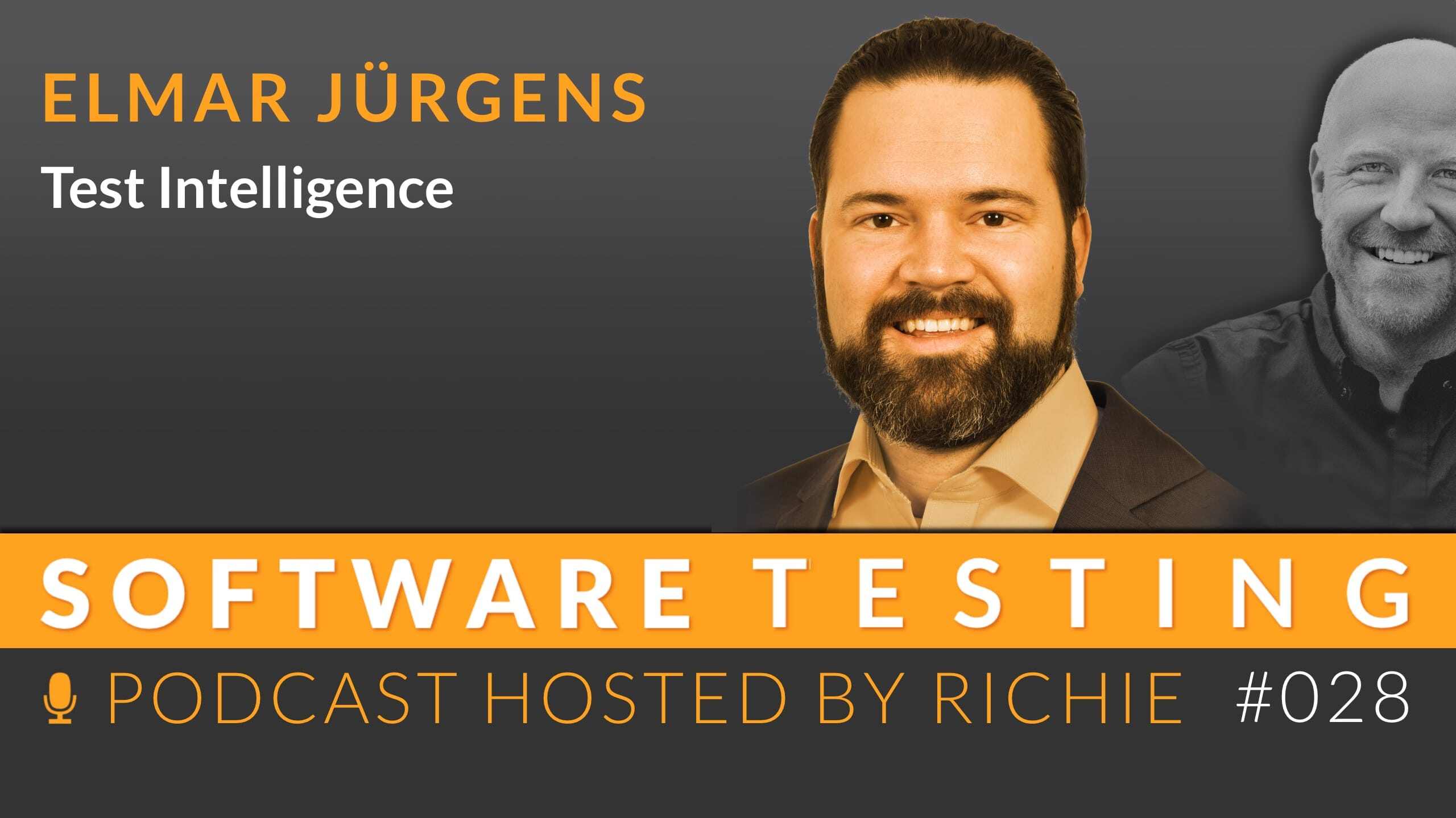 Cover zum Expertengespräch über 'Test Intelligence' mit Elmar Jürgens und Richard Seidl.