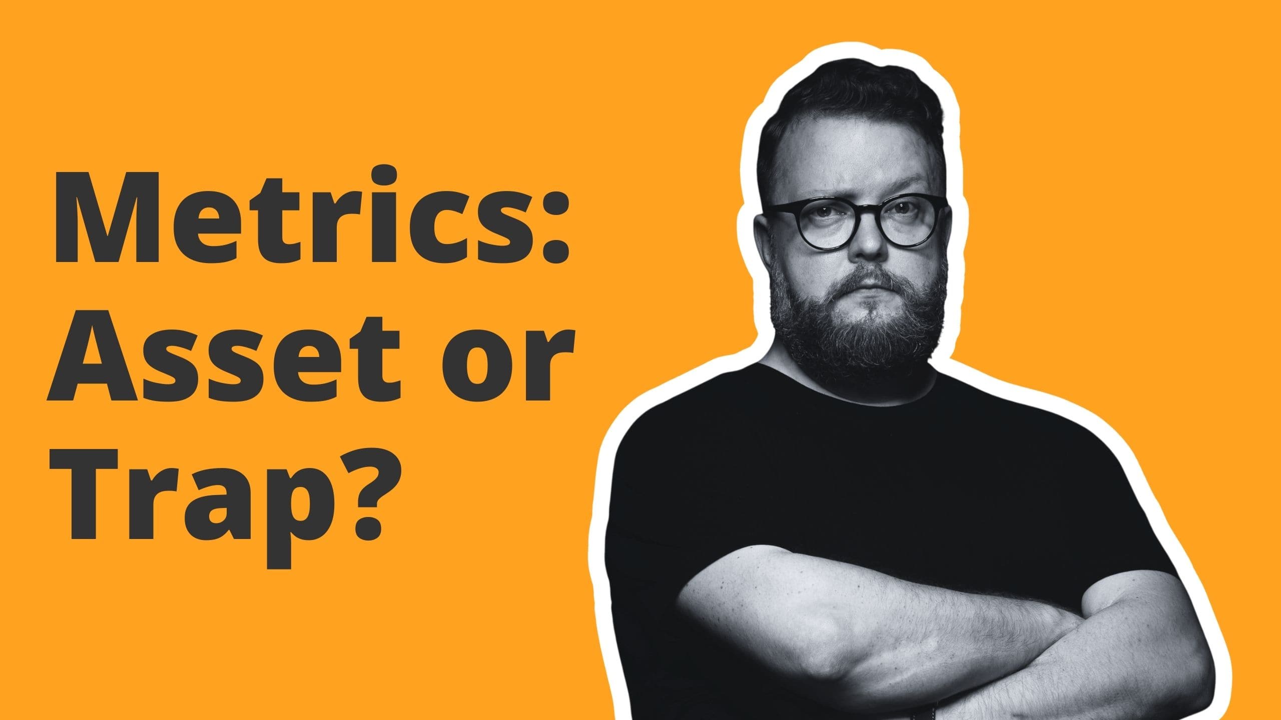 Cover zum Expertengespräch über 'Metriken: Vorteil oder Falle?' mit Jani Grönman und Richard Seidl.