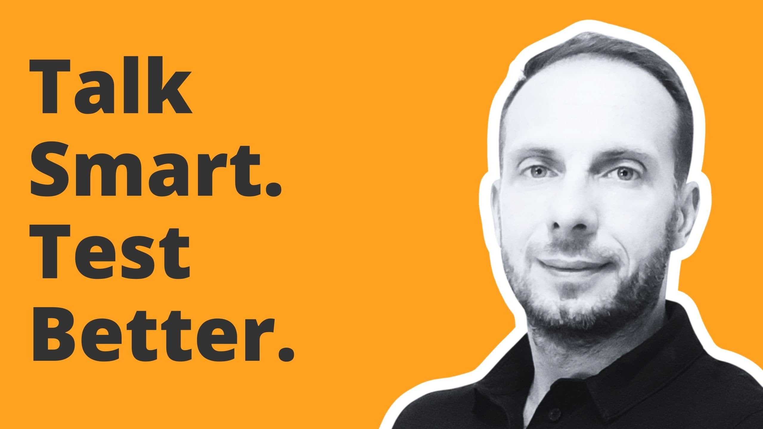 Cover zum Expertengespräch über 'Die Power von gewaltfreier Kommunikation beim Testen von Software' mit Maroš Kutschy und Richard Seidl.